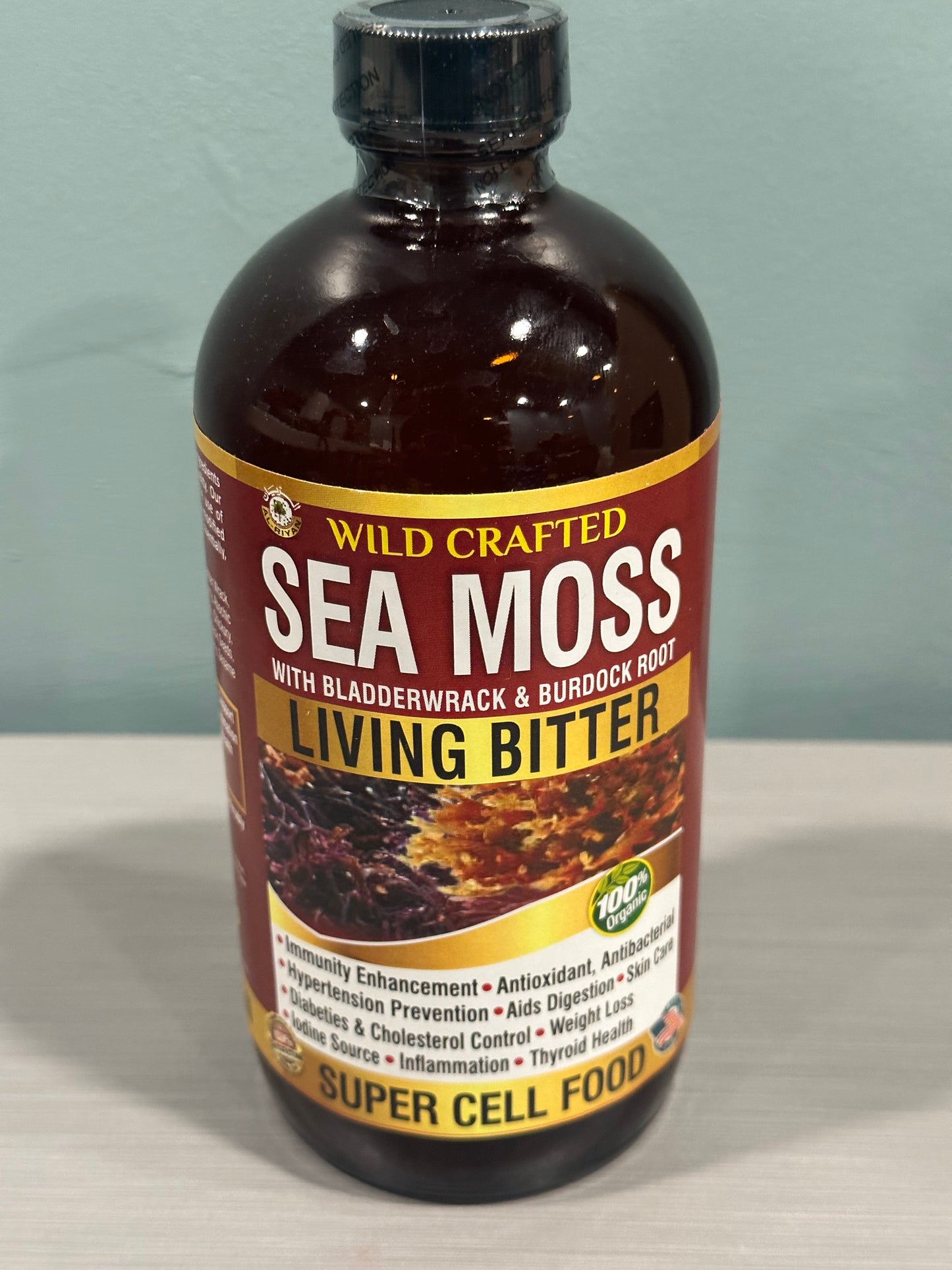 Sea Moss living bitter with Bladderwrack and Burdock root