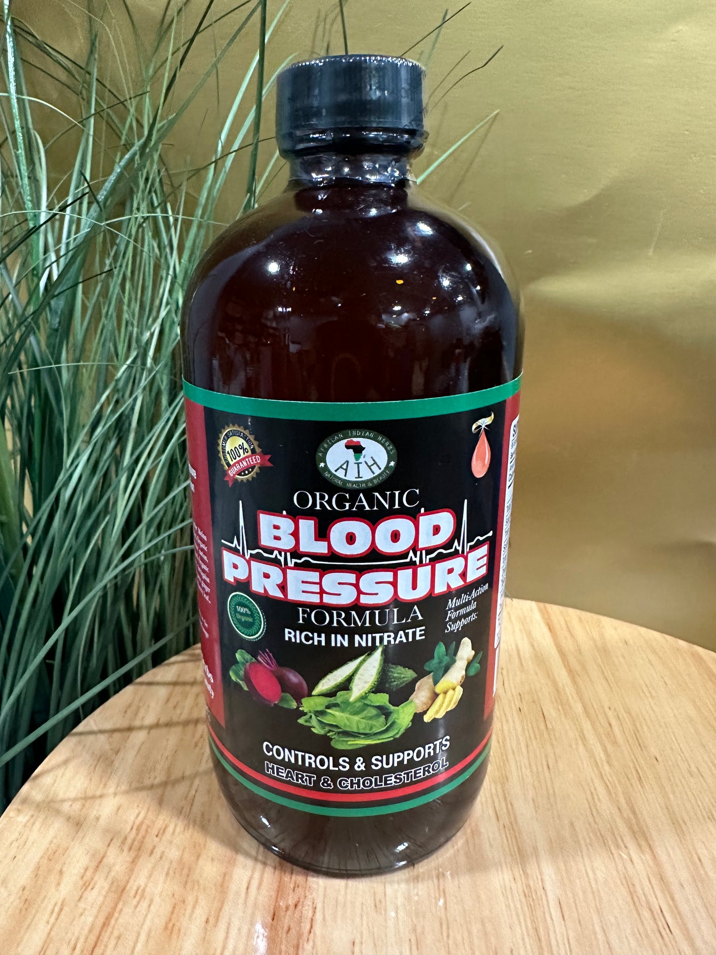 Organic blood pressure formula