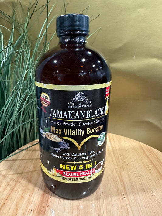 Jamaican black made with Macca powder & Aleena Sativa