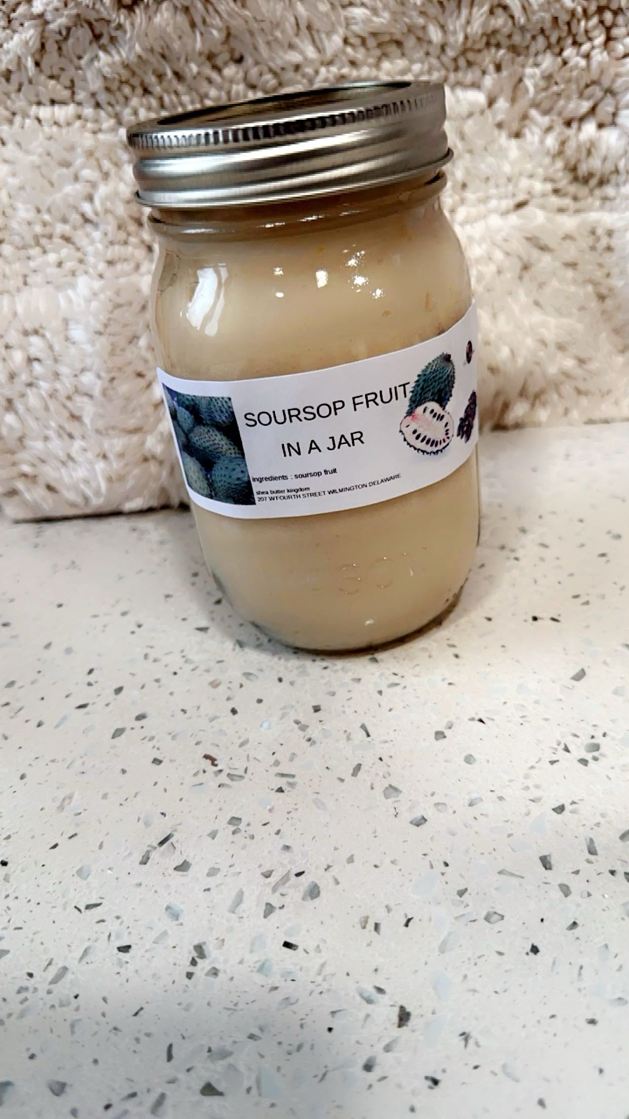 SOURSOP FRUIT IN JAR