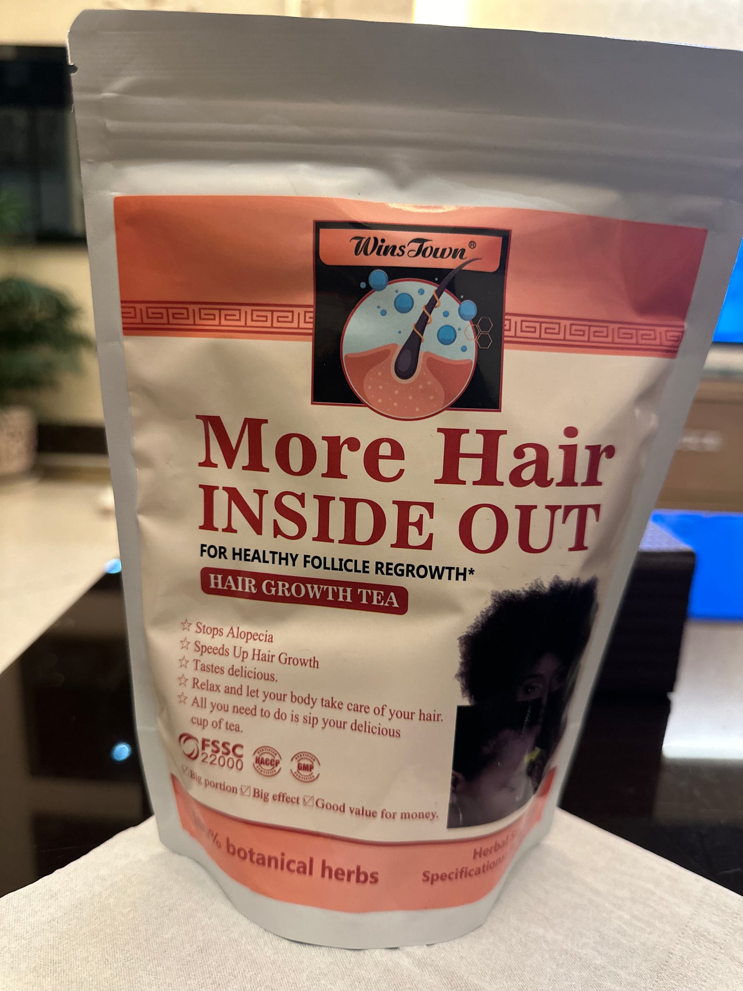 MORE HAIR INSIDE OUT TEA